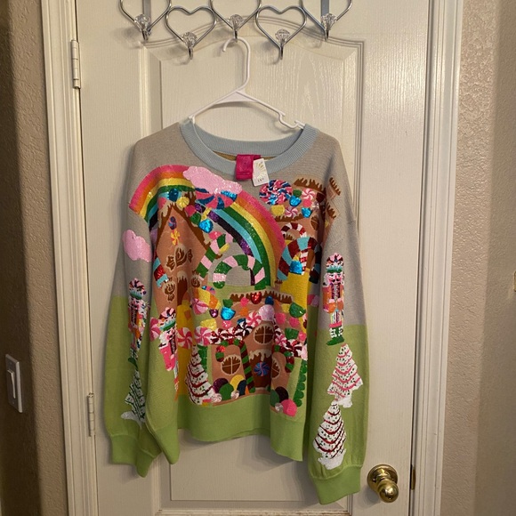 QUEEN OF SPARKLES Sweaters - NWT Queen of Sparkles Candyland Sweater Sz M